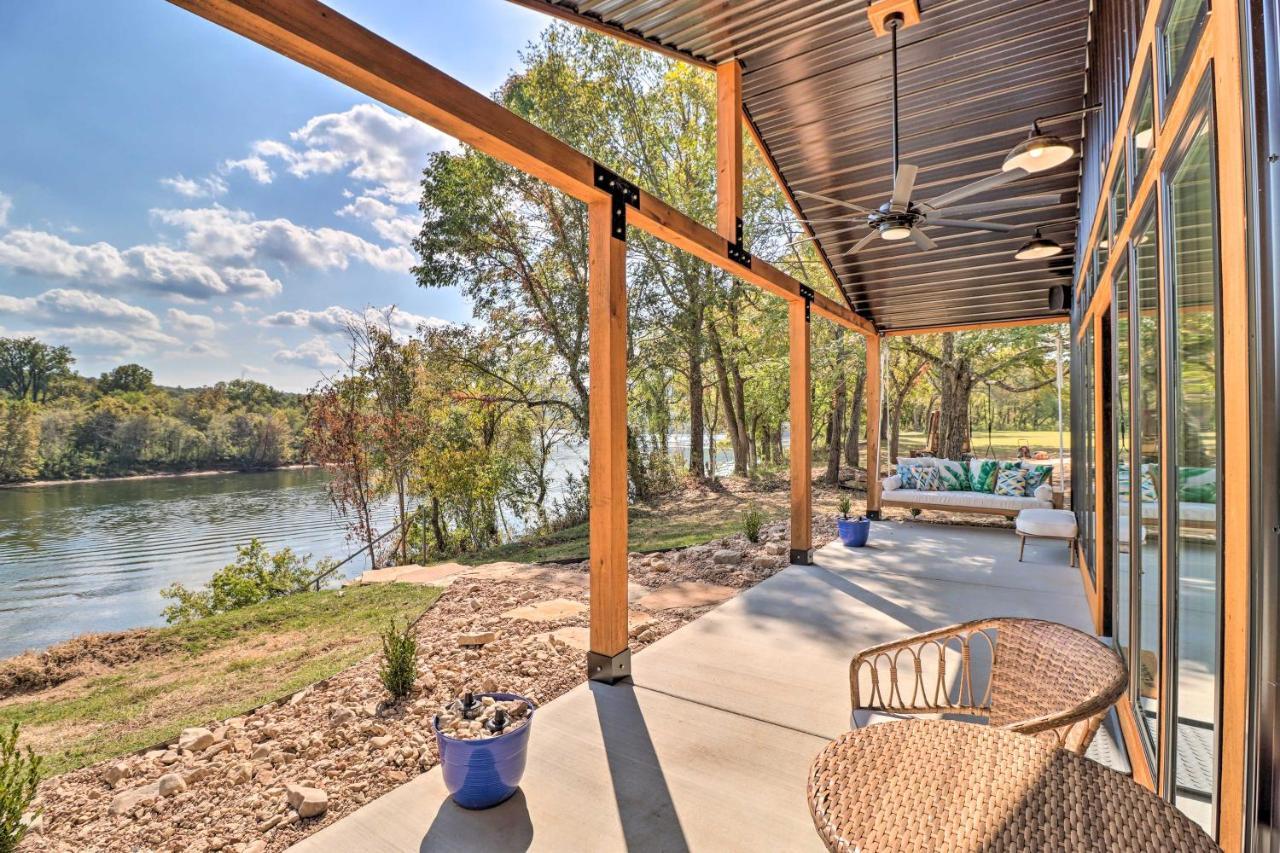 Modern Norfork House With Patio On White River! Eksteriør bilde